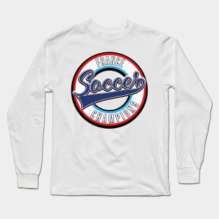 France Soccer Champions logo Long Sleeve T-Shirt